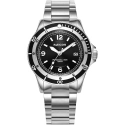часовник,часовници,faucon,diver,f10027,watch,silver