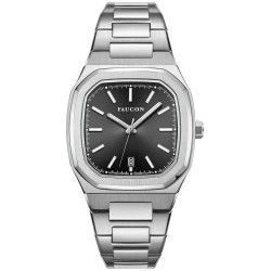 Часовник Faucon Octagon F10041 watch - Black часовник,часовници,faucon,octagon,f10041,watch,black