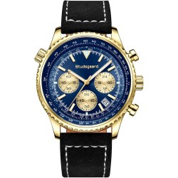 часовник,часовници,studsgaard,aviator,s0004,watch,blue