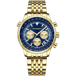 часовник,часовници,studsgaard,aviator,s0009,watch,golden