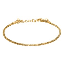 бижутерия,tom,morris,mini,box,18,ct.,goldplated,stainless,steel,tm00027,bracelet,golden