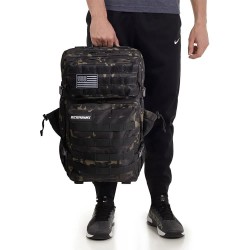 Раница Elitex training Tactical backpack with food compartment 45L - Black (Black Camouflage) раница,раници,elitex,training,tactical,backpack,with,food,compartment,45l,black,(black,camouflage)