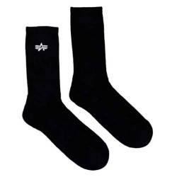 чорапи,мъжки,чорапи,alpha,industries,basic,socks,3,pairs,black,(black)