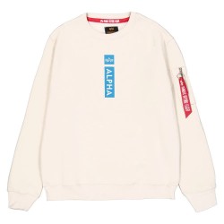 блуза,мъжки,пуловери,alpha,industries,rp,sweatshirt,beige,(vintage,white)