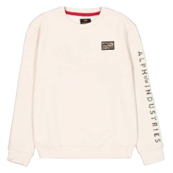 блуза,мъжки,пуловери,alpha,industries,camo,sleeve,sweatshirt,beige