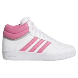 юношески,маратонки,детски,маратонки,adidas,hoops,4.0,mid,junior,trainers,cloud,white,pink,fusion,grey,two,(white)