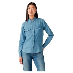 риза,с,дълъг,ръкав,дамски,ризи,levi´s,®,iconic,western,long,sleeve,shirt,blue,(play,break)