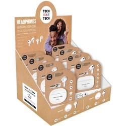 слушалки,слушалки,tech,one,tech,tec1420,wireless,earphones,white,(white)