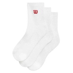 чорапи,мъжки,чорапи,wilson,quarter,top,socks,3,units,white,(bright,white)