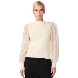блуза,дамски,пуловери,дамски,плетени,дрехи,yas,dotme,sweater,beige