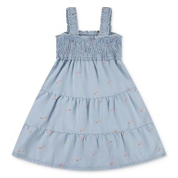рокля,дамски,поли,и,рокли,levi´s,®,smocked,dress,blue,(multicolor)
