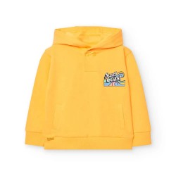 Поларена блуза Boboli Fleece sweatshirt - Orange (Corn) поларена,блуза,детски,блузи,boboli,fleece,sweatshirt,orange,(corn)