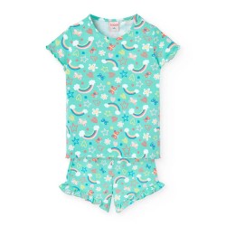 пижама,детски,пижами,boboli,knit,short,sleeve,pyjama,multicolor,(magic,world,print)