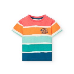 Тениска Boboli Knit short sleeve T-shirt - Multicolor (Tie And Dye Print) тениска,мъжки,тениски,дамски,тениски,boboli,knit,short,sleeve,t,shirt,multicolor,(tie,and,dye,print)
