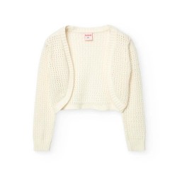 Яке Boboli Knitwear jacket - Beige (Chemical White 1) яке,мъжки,якета,дамски,якета,и,палта,boboli,knitwear,jacket,beige,(chemical,white,1)