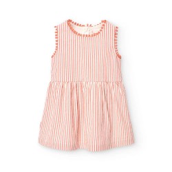 рокля,детски,поли,и,рокли,boboli,poplin,striped,dress,bicolor,boiler,list,(pink)