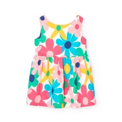 Рокля Boboli Satin Floral dress - Multicolor (Large Flower Print) рокля,дамски,поли,и,рокли,boboli,satin,floral,dress,multicolor,(large,flower,print)