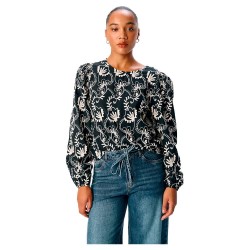 дамски,блузи,дамски,ризи,object,mya,re,long,sleeve,blouse,black,sandshell,(black)