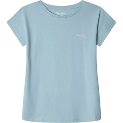 тениска,детски,тениски,pepe,jeans,bloomy,short,sleeve,t,shirt,pale,blue,(blue)