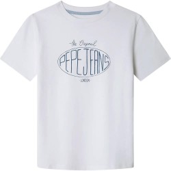 тениска,детски,тениски,pepe,jeans,dalon,short,sleeve,t,shirt,white