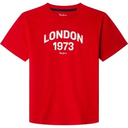 тениска,детски,тениски,pepe,jeans,dylan,short,sleeve,t,shirt,red,(royal,red)