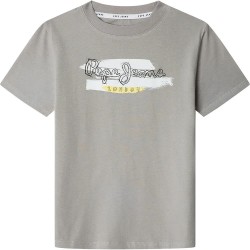 тениска,детски,тениски,pepe,jeans,felix,short,sleeve,t,shirt,grey,(light,grey)