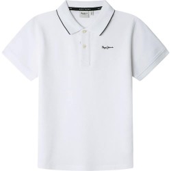 детски,блузи,с,яка,pepe,jeans,henry,short,sleeve,polo,white