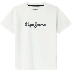 тениска,детски,тениски,pepe,jeans,new,art,short,sleeve,t,shirt,white