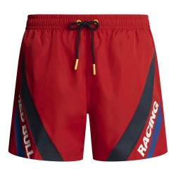 бански,гащета,мъжки,бански,костюми,red,bull,racing,lines,print,swimming,boxer,red