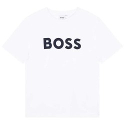 тениска,детски,тениски,boss,j25p24,short,sleeve,t,shirt,white