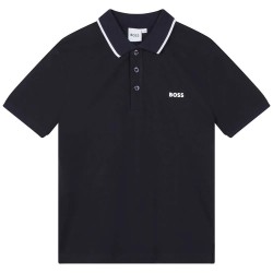 детски,блузи,с,яка,boss,j25p26,short,sleeve,polo,blue,(marine)