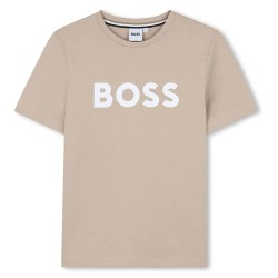 тениска,детски,тениски,boss,j52030,short,sleeve,t,shirt,beige