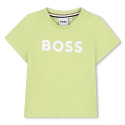 тениска,детски,тениски,boss,j52105,short,sleeve,t,shirt,yellow,(anise)