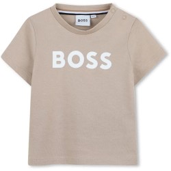 тениска,детски,тениски,boss,j52105,short,sleeve,t,shirt,beige