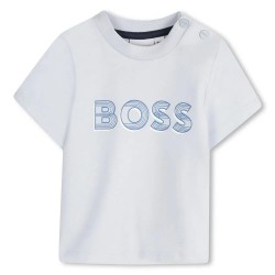 тениска,детски,тениски,boss,j52198,short,sleeve,t,shirt,white,(sky,blue)