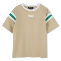 тениска,детски,тениски,dkny,d62290,short,sleeve,t,shirt,beige