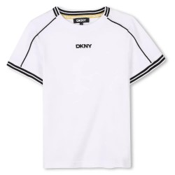 тениска,детски,тениски,dkny,d62293,short,sleeve,t,shirt,white