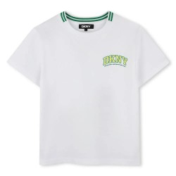 тениска,детски,тениски,dkny,d62298,short,sleeve,t,shirt,white