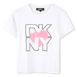тениска,детски,тениски,dkny,d62305,short,sleeve,t,shirt,white