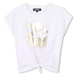 тениска,детски,тениски,dkny,d62309,short,sleeve,t,shirt,white