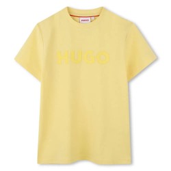 тениска,детски,тениски,hugo,g00333,short,sleeve,t,shirt,yellow,(straw)