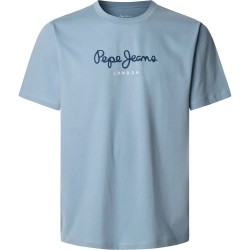 тениска,мъжки,тениски,pepe,jeans,eggo,short,sleeve,t,shirt,light,thames,blue,(blue)