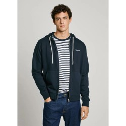 блуза,мъжки,пуловери,pepe,jeans,essential,full,zip,sweatshirt,blue