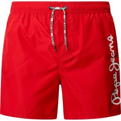 бански,гащета,мъжки,бански,костюми,pepe,jeans,logo,swimming,shorts,red