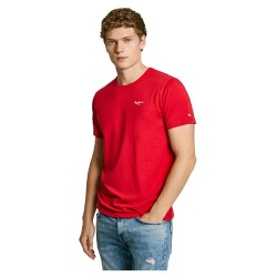 тениска,мъжки,тениски,pepe,jeans,original,basic,3n,short,sleeve,t,shirt,rugby,red,(red)