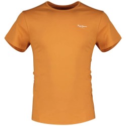 тениска,мъжки,тениски,pepe,jeans,original,basic,3n,short,sleeve,t,shirt,sundown,orange,(orange)