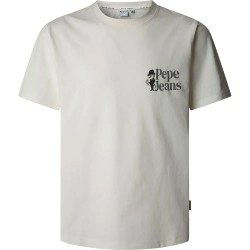 тениска,мъжки,тениски,pepe,jeans,pierce,short,sleeve,t,shirt,white,(off,white)