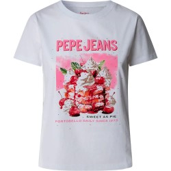 тениска,дамски,тениски,pepe,jeans,ryoko,short,sleeve,t,shirt,white,(white)