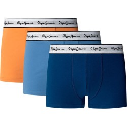 боксерки,мъжко,бельо,pepe,jeans,solid,boxers,3,units,anyil,blue,(orange,blue)