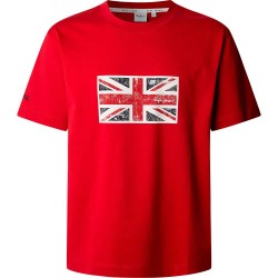 тениска,мъжки,тениски,pepe,jeans,union,short,sleeve,t,shirt,rugby,red,(red)